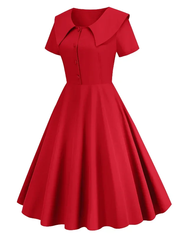 1950s-solid-lapel-swing-dress