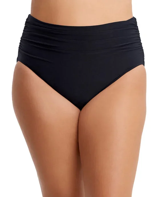 2023 Magicsuit Women's Plus Solids Shirred Jersey Brief - 6006059W