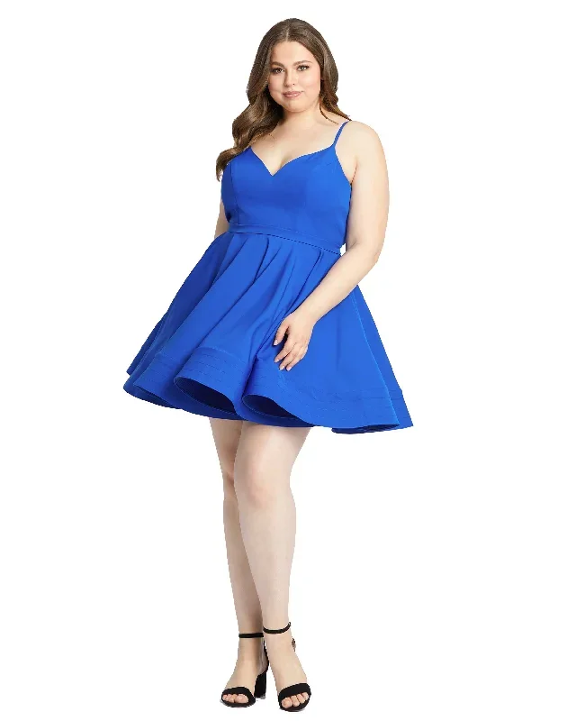 Sweetheart Low Back Fit & Flare Dress Plus Size - FINAL SALE