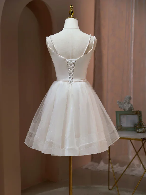 a-line-v-neck-tulle-short-beige-prom-dresses-cute-puffy-beige-homecoming-dresses-with-beading