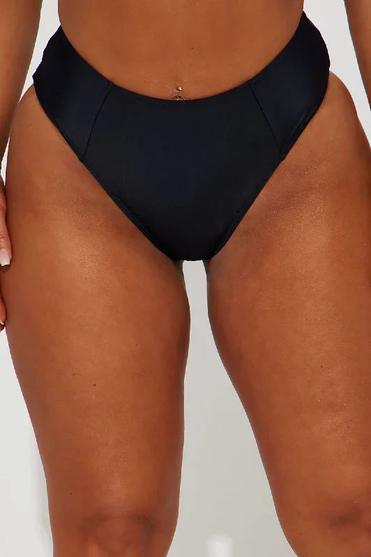 Aruba Mix And Match Brazilian Bikini Bottom - Black