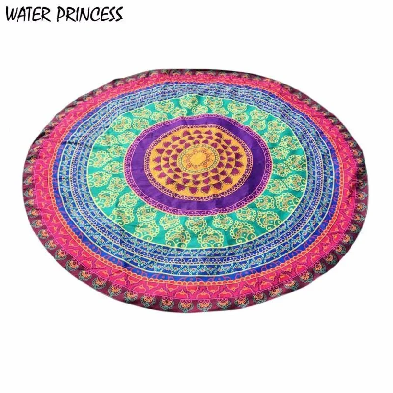 Bikini Cover Up Round Printing Beach Towel