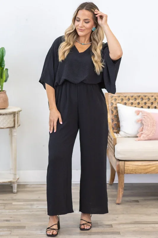 black-solid-dolman-sleeve-woven-jumpsuit