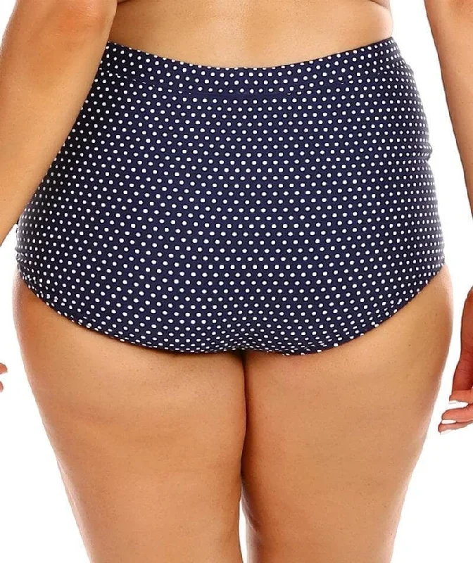 capriosca-ruched-skirted-pant-navy-and-white-dots