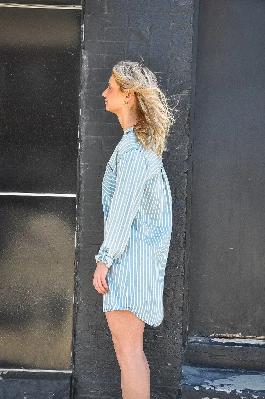 chambray-striped-tab-sleeve-shirt-dress