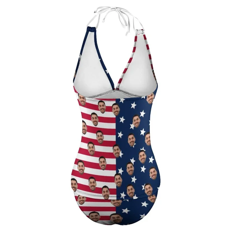 custom-face-american-flag-bathing-suit-personalized-womens-tankini-sets-bikini-two-piece-swimsuit