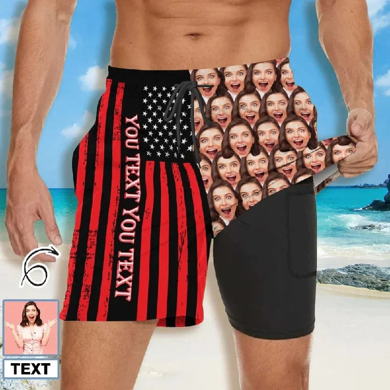 custom-face-american-flag-womens-tankini-sets-mens-beach-shorts