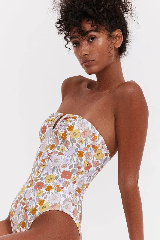 BOTANIC PARTY BANDEAU ONE PIECE