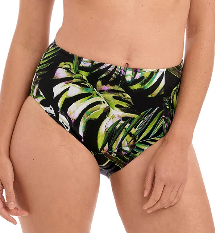 Fantasie Palm Valley High Rise Swim Brief (6767)- Black