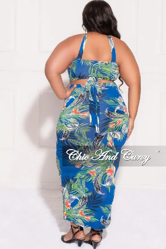 final-sale-plus-size-2pc-halter-criss-cross-top-and-skirt-set-in-royal-blue-floral-multi-color-print-summer