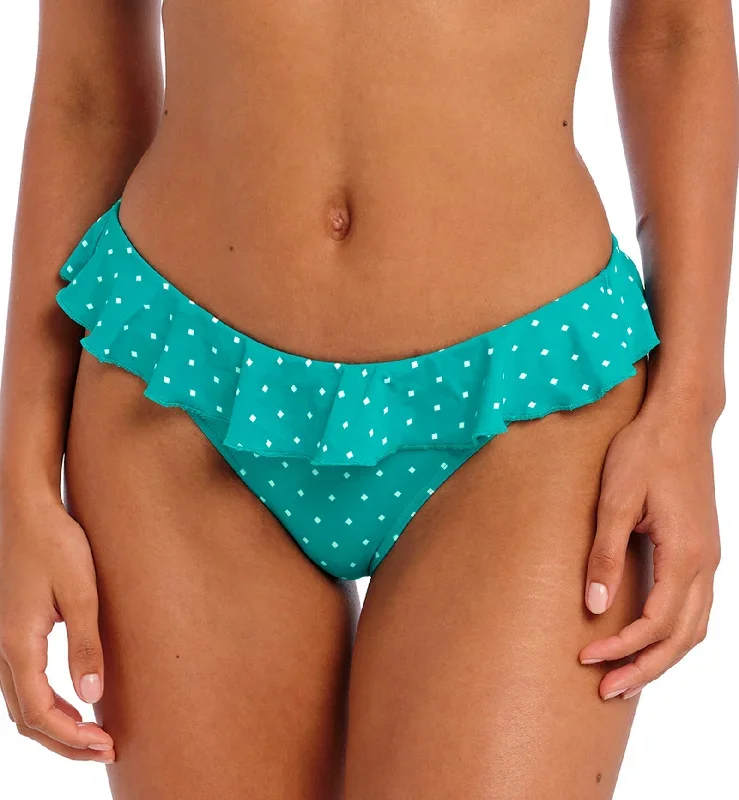 Freya Jewel Cove Italini with Frill Swim Brief (7235)- Marine