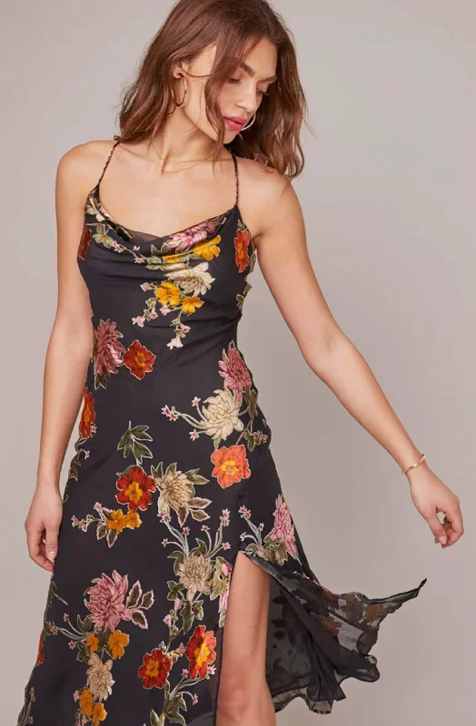 Black-Multi Floral