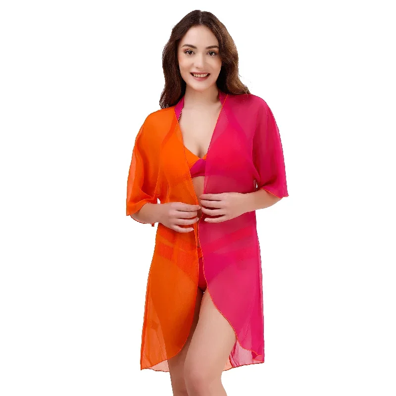 half-and-half-colour-blocked-front-open-kaftan-shrug-cover-up-aqs-3-pink-orange