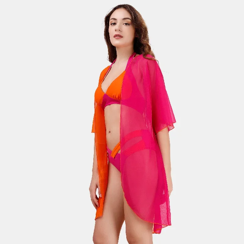 half-and-half-colour-blocked-front-open-kaftan-shrug-cover-up-aqs-3-pink-orange