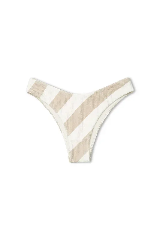 Husk Stripe Textured Curve Brief