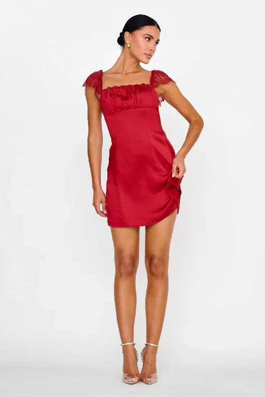 invites-only-lace-shoulder-mini-dress-red