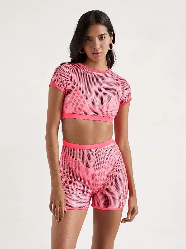 juana top flamingo pink