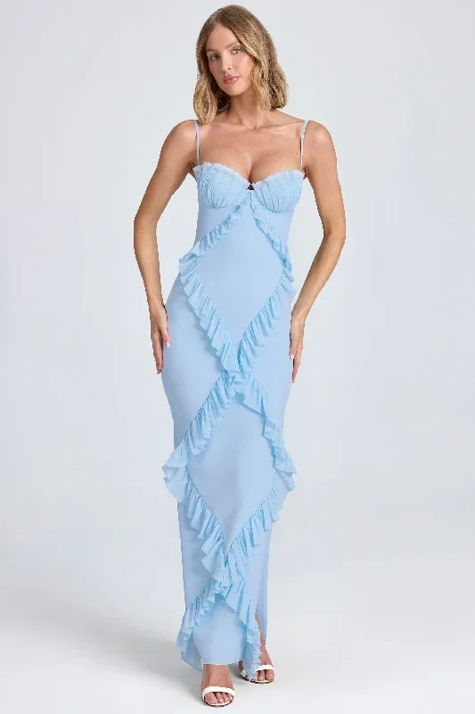 kazumi-ruffle-trim-maxi-dress-powder-blue