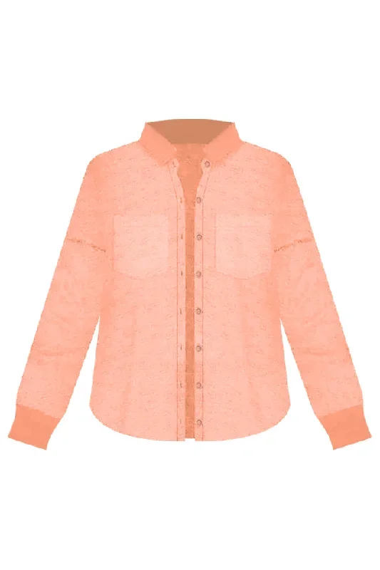 let-me-adore-you-orange-button-front-gauze-blouse