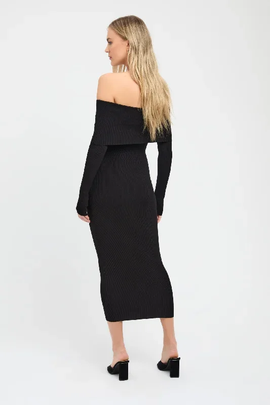 lola-fold-down-midi-dress-black