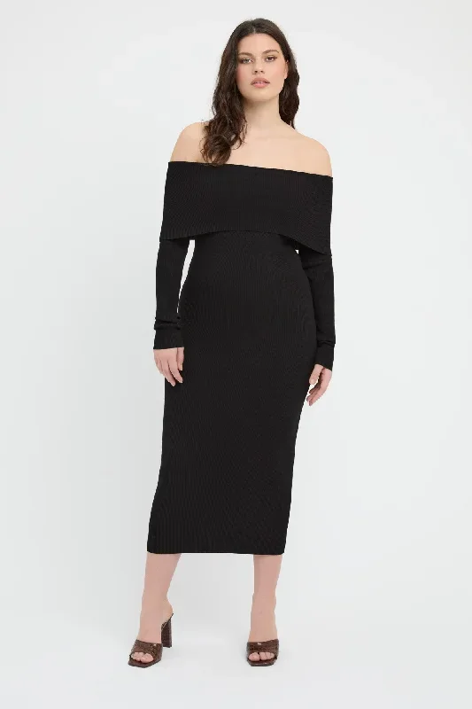 lola-fold-down-midi-dress-black