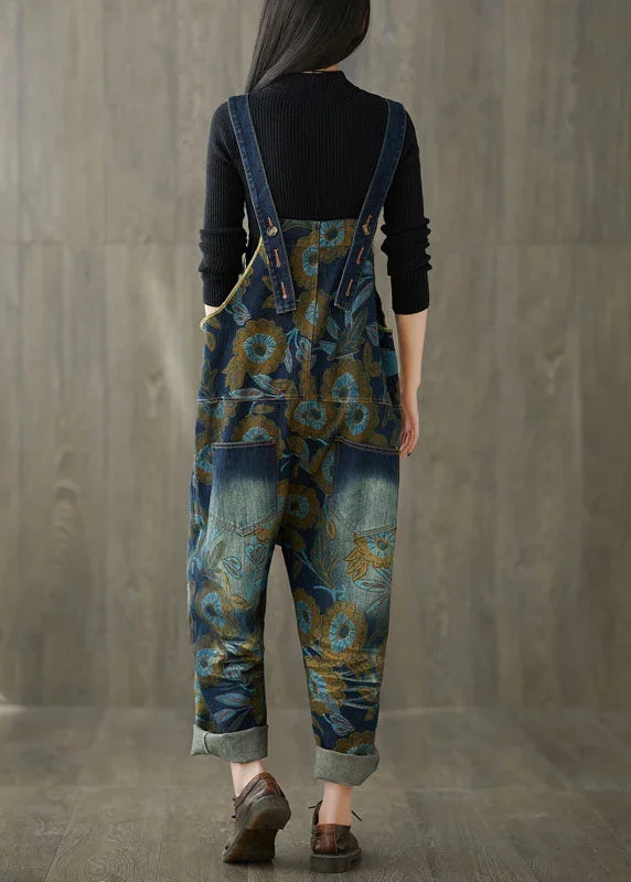 loose-blue-patchwork-print-denim-wide-leg-jumpsuit-spring