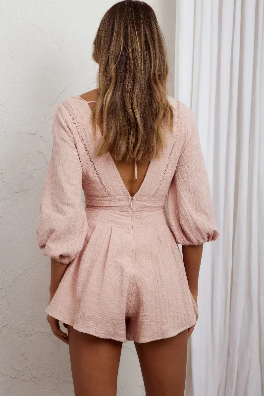 lotus-sun-balloon-sleeve-romper-blush