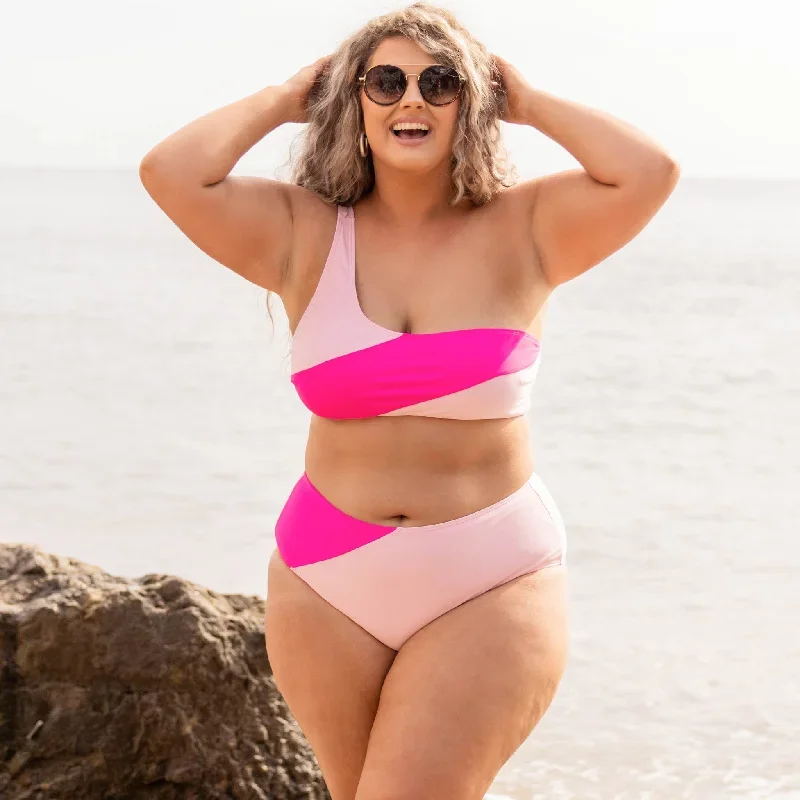 Love On The Horizon Swim Top, Pink