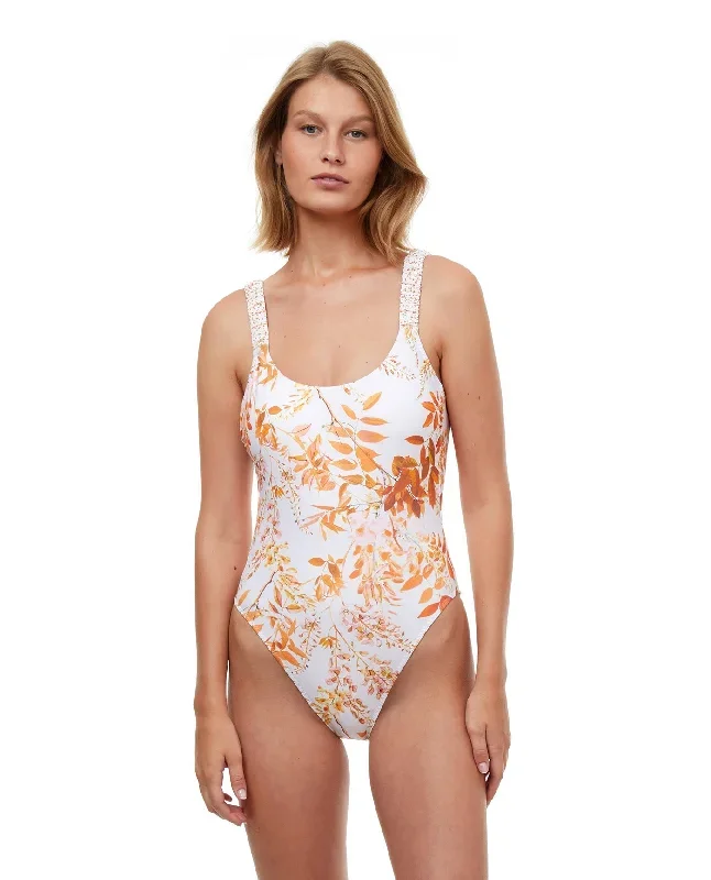 Luma Vivid Koyo Round Neck One Piece Swimsuit