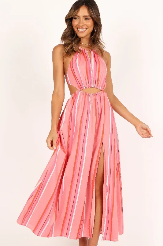 madam-midi-dress-pink-stripe