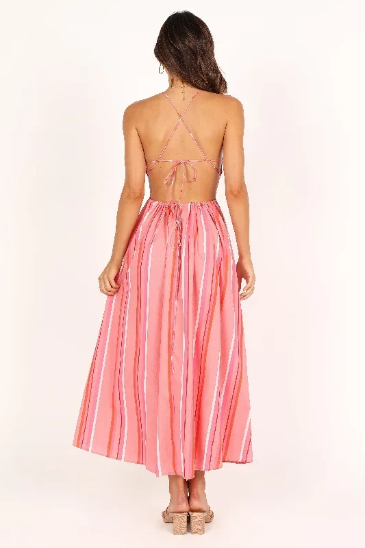 madam-midi-dress-pink-stripe