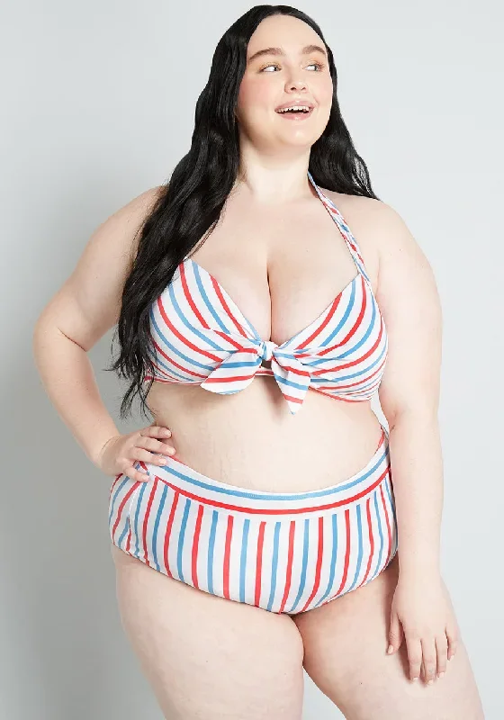 Modcloth x Barbie The Americana Dream High Waist Bikini Bottom