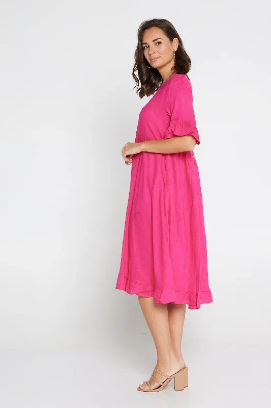 nasira-linen-dress-hot-pink