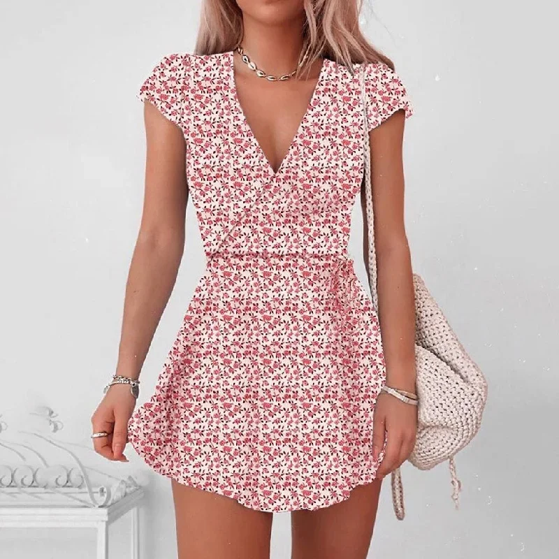 new-floral-print-wrap-summer-dress-for-women-2022-short-sleeve-sexy-v-neck-high-waist-slim-fit-mini-dresses-sundress-femme