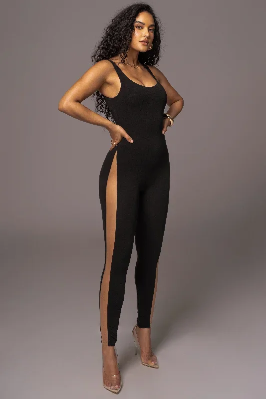 Noir Night Fall Tank Jumpsuit