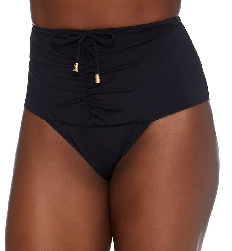 Pour Moi Santa Cruz Super High Waist Swim Brief (24905)- Black