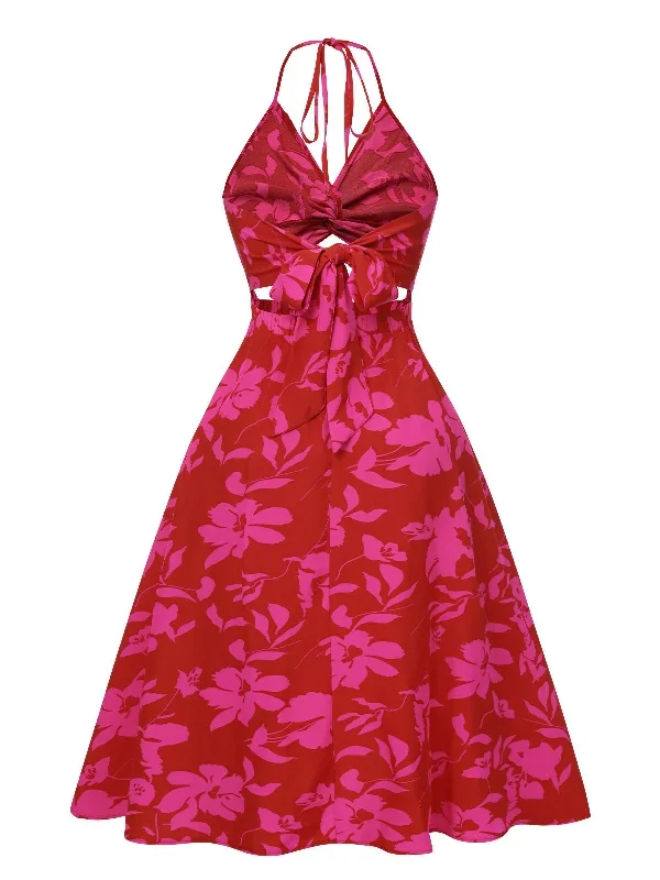 rose-red-1930s-halter-hollow-floral-dress