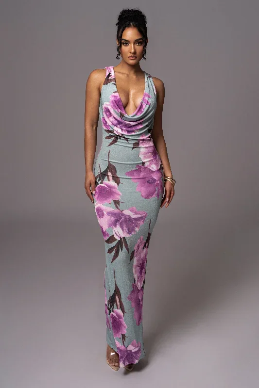 sage-floral-highlights-cowl-neck-maxi-dress