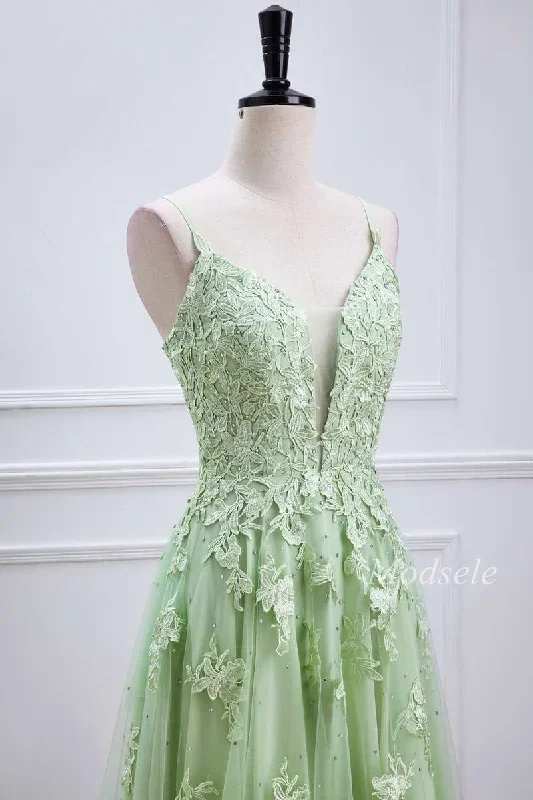 sage-tulle-appliques-plunge-v-lace-up-long-prom-dress