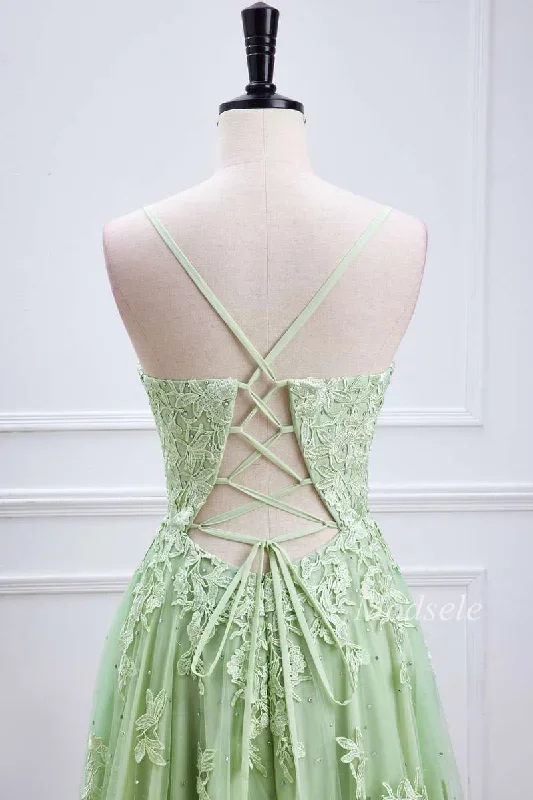 sage-tulle-appliques-plunge-v-lace-up-long-prom-dress