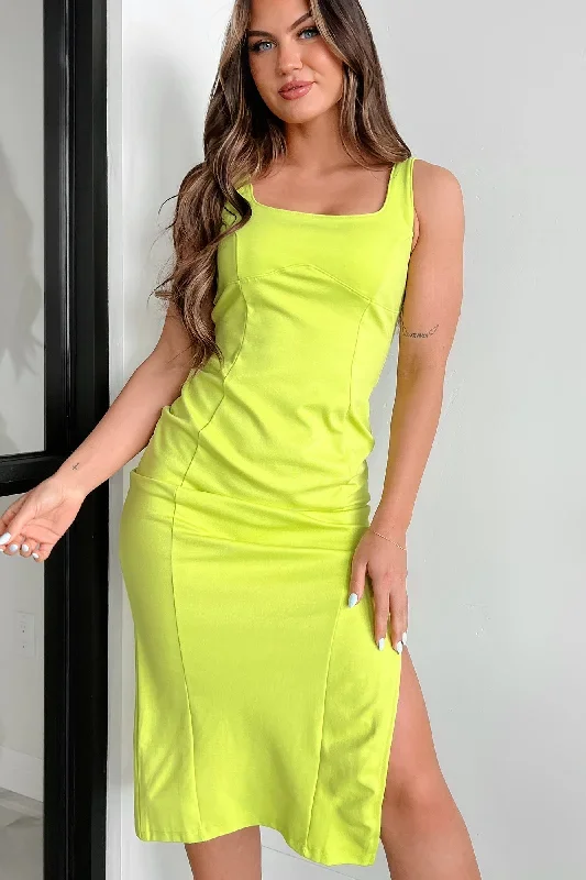 simplistic-sophistication-square-neck-bodycon-midi-dress-lime