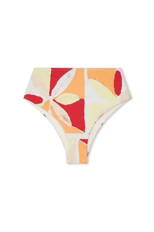 Sunset Tile Waisted Full Brief