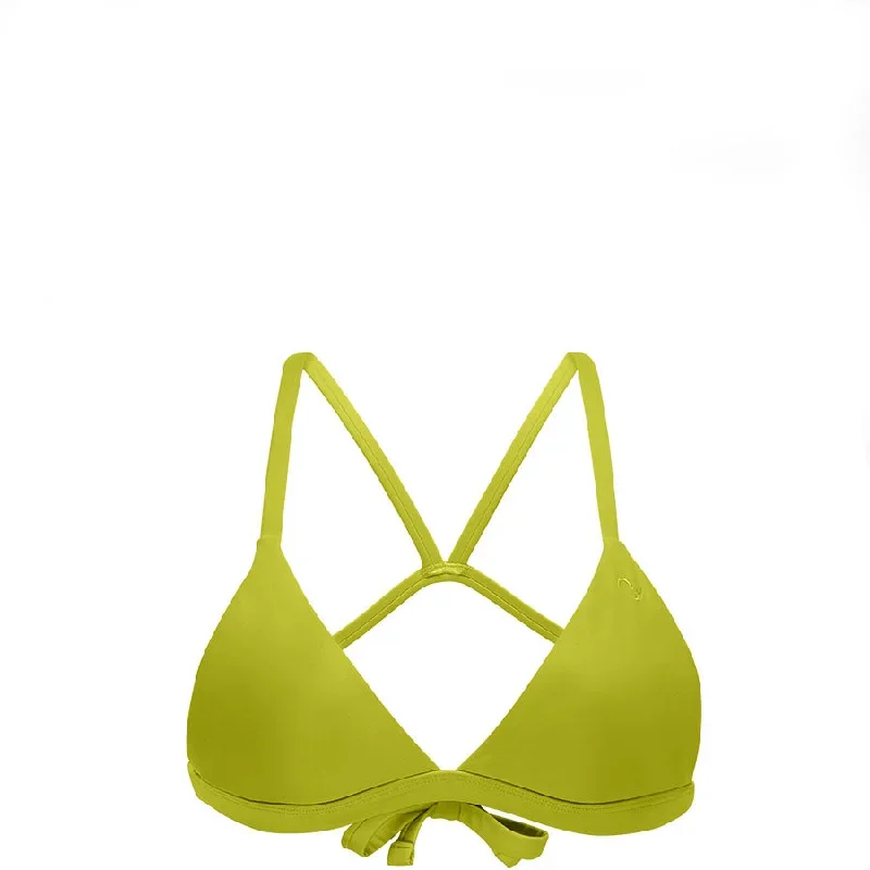 TRIANGLE BIKINI TOP ""ESOX"" IN GREEN