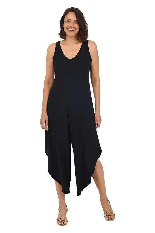 Sleeveless Wide Leg Jumpsuit