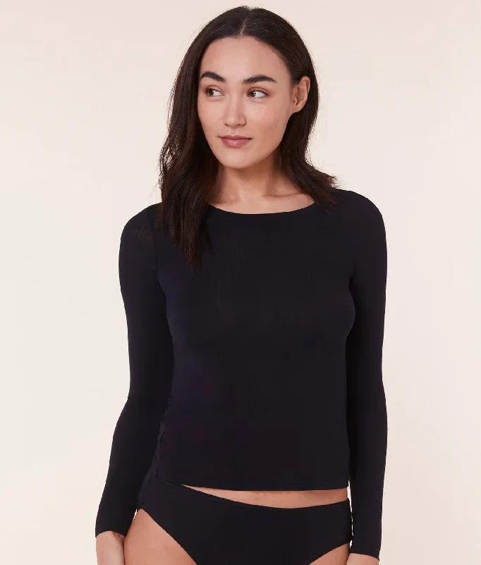 the-base-long-sleeve-top-cloud-black