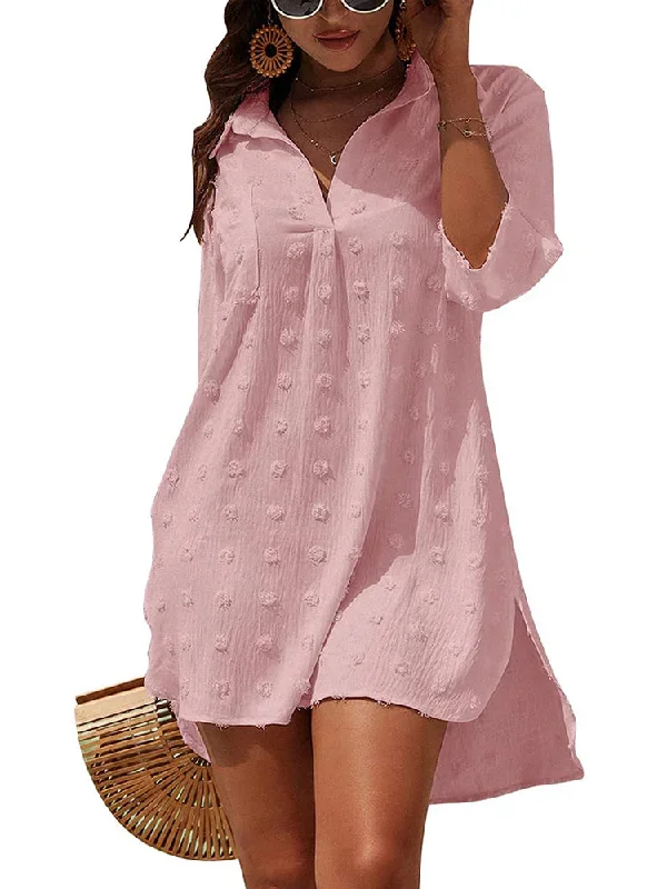 v-neck-bathing-suit-beach-shirt-cover-ups-dress