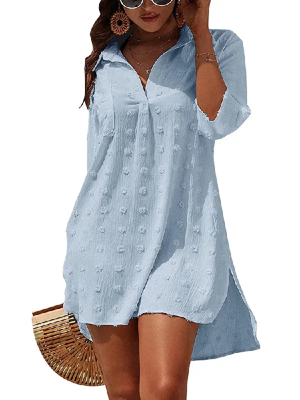 v-neck-bathing-suit-beach-shirt-cover-ups-dress